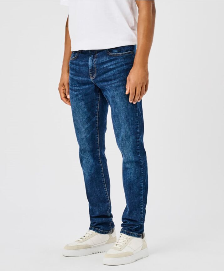 Mørkblå denim