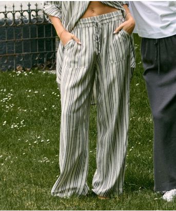 Kaffe Milia Cropped Wide Pants