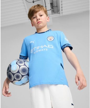 Puma MCFC Home Jersey Jr