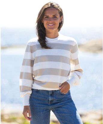 Kaffe Lizza StripetPullover