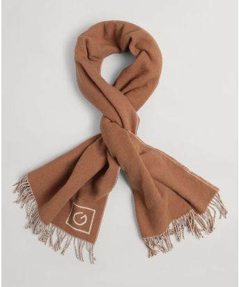 Gant  D1. Double face wool scarf