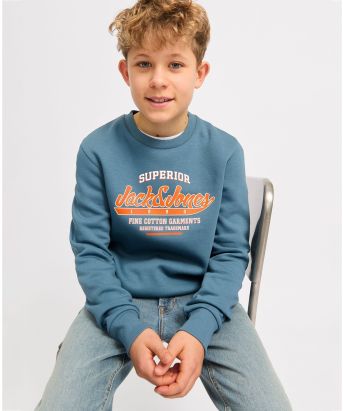Jack&Jones Jr Logo Sweat Crew