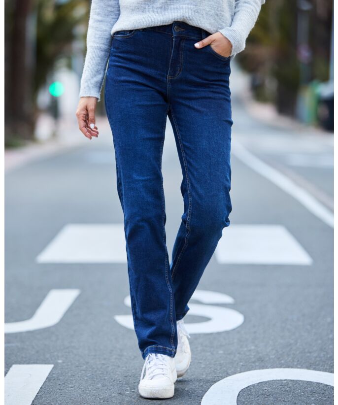 Mørkblå denim