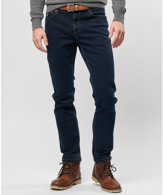 Mørkblå denim