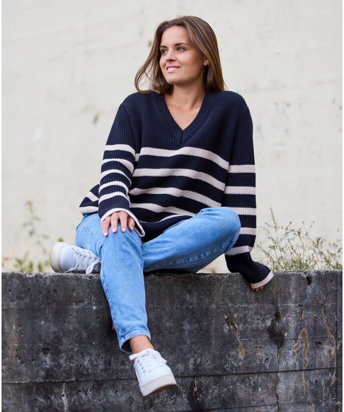 Kaffe Irina strikket genser