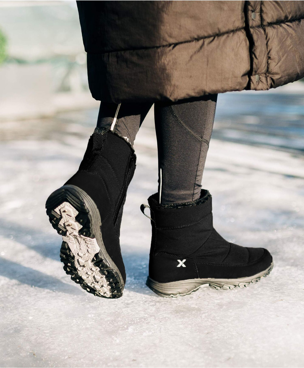 Piggsko gir stabilitet på isete underlag