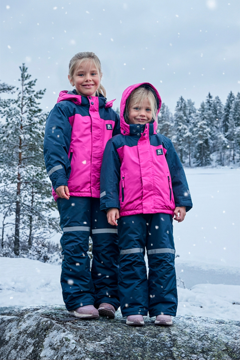 Detaljbilde av vinterbukse barn