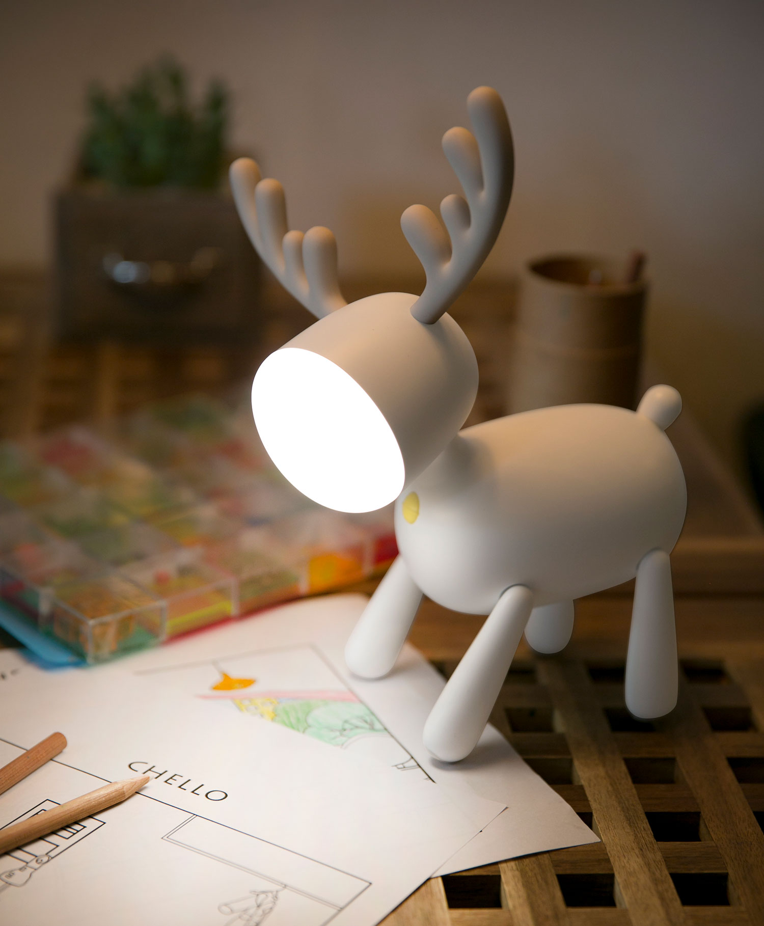 Mary`s Led Deer Lamp