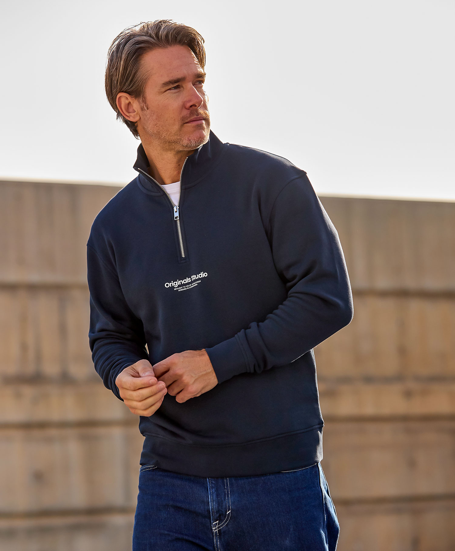 Jack&Jones  Vesterbro 1/2 zip Collegegenser