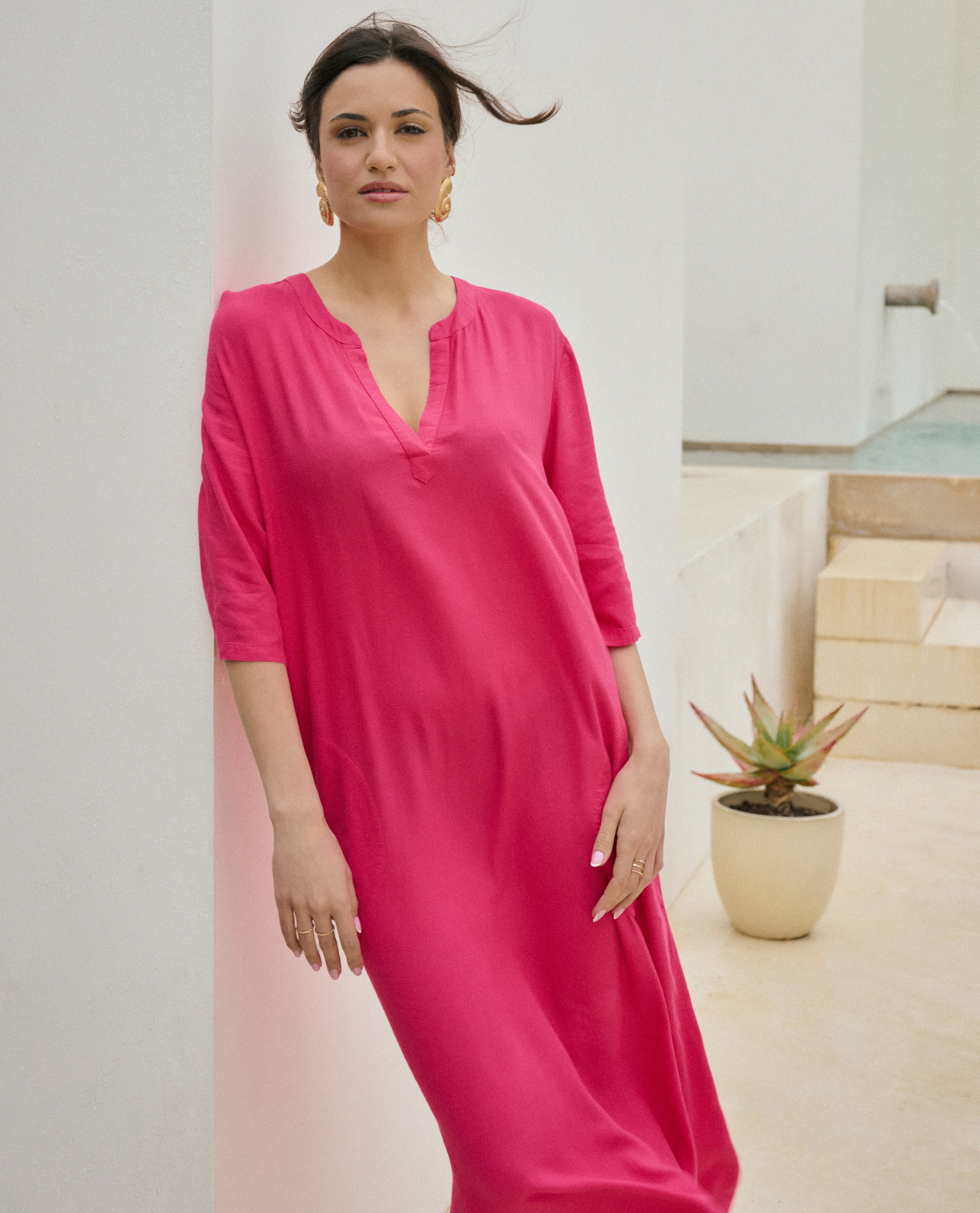 Kaffe Milia Kaftan Kjole