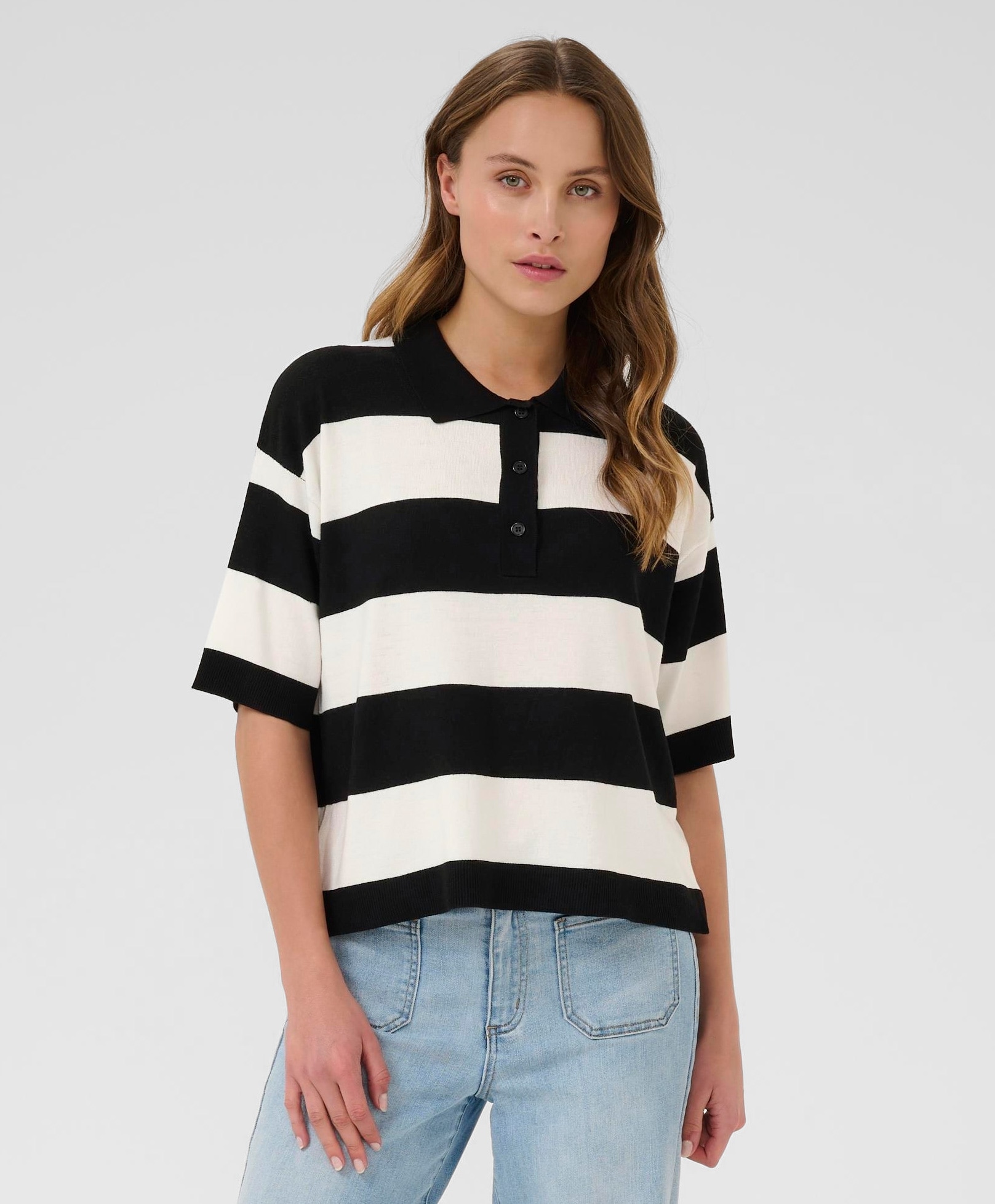 Kaffe Lizza Polo Knit