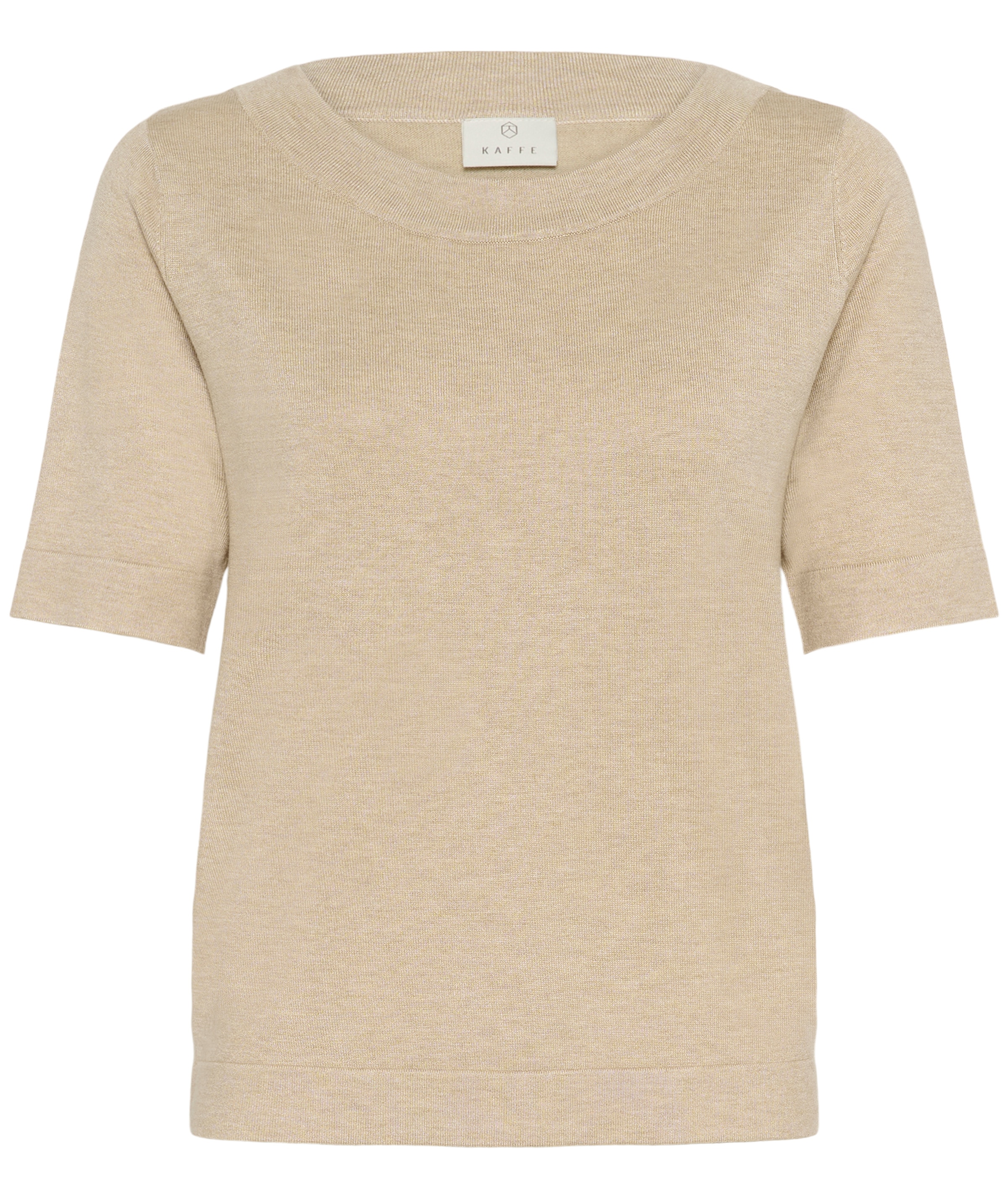 Kaffe Lizza boatneck solid topp
