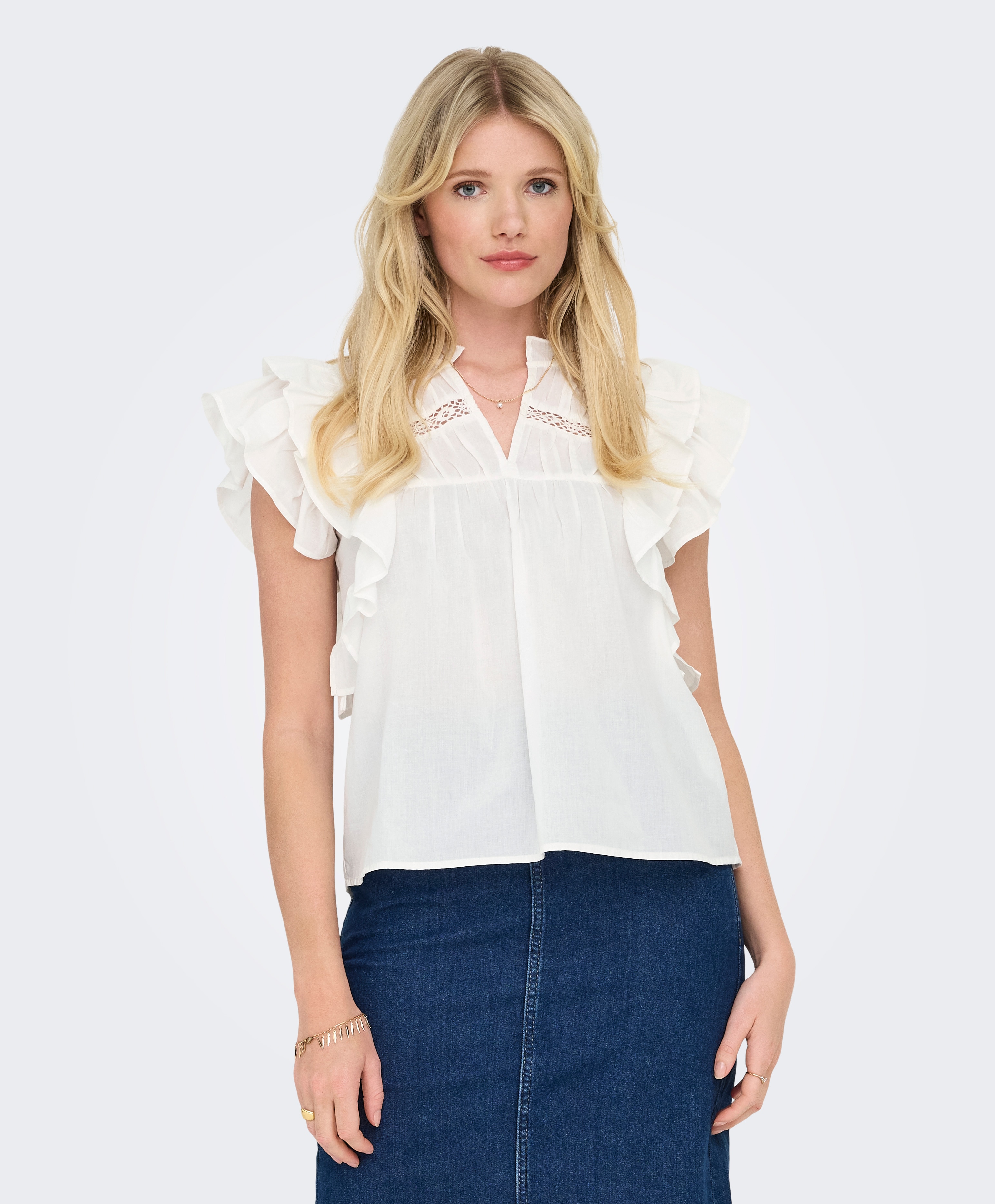 Only Sunny Capsl Frill Top