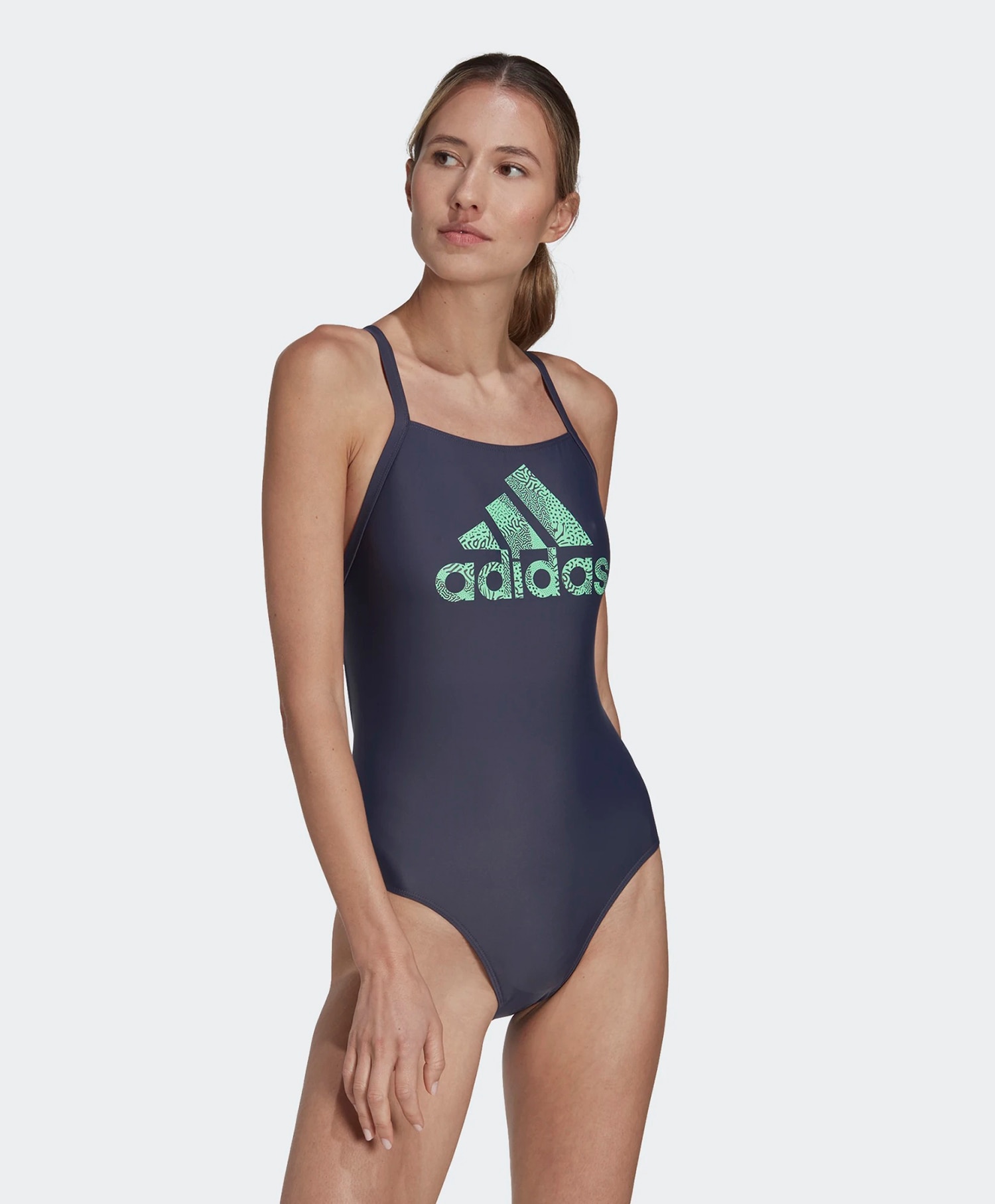 Adidas Big Logo Swimsuit