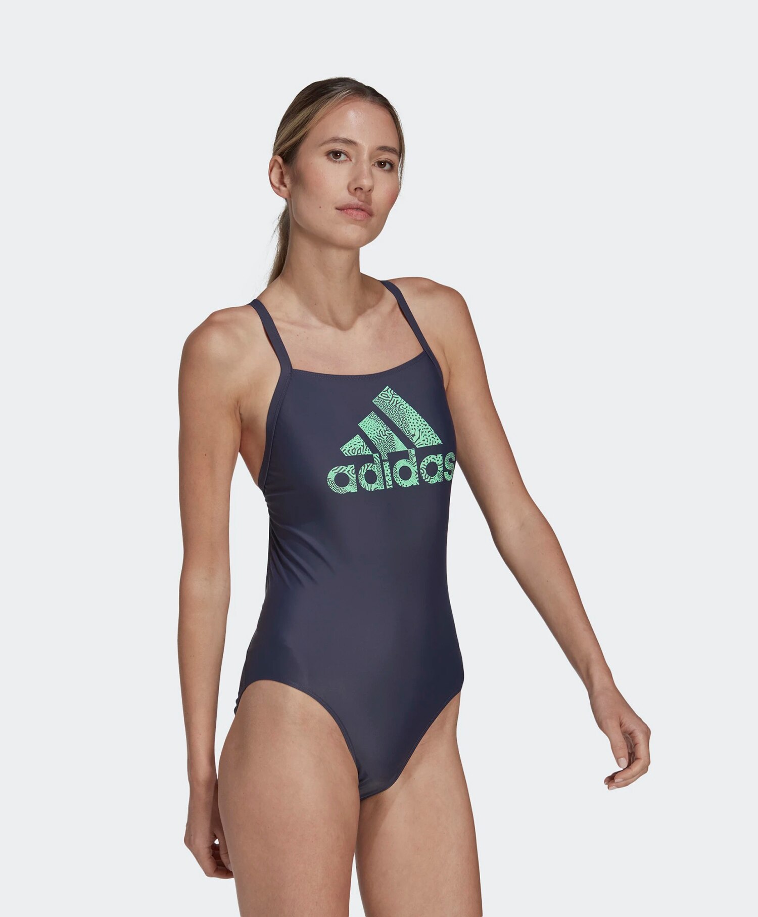 Adidas Big Logo Swimsuit