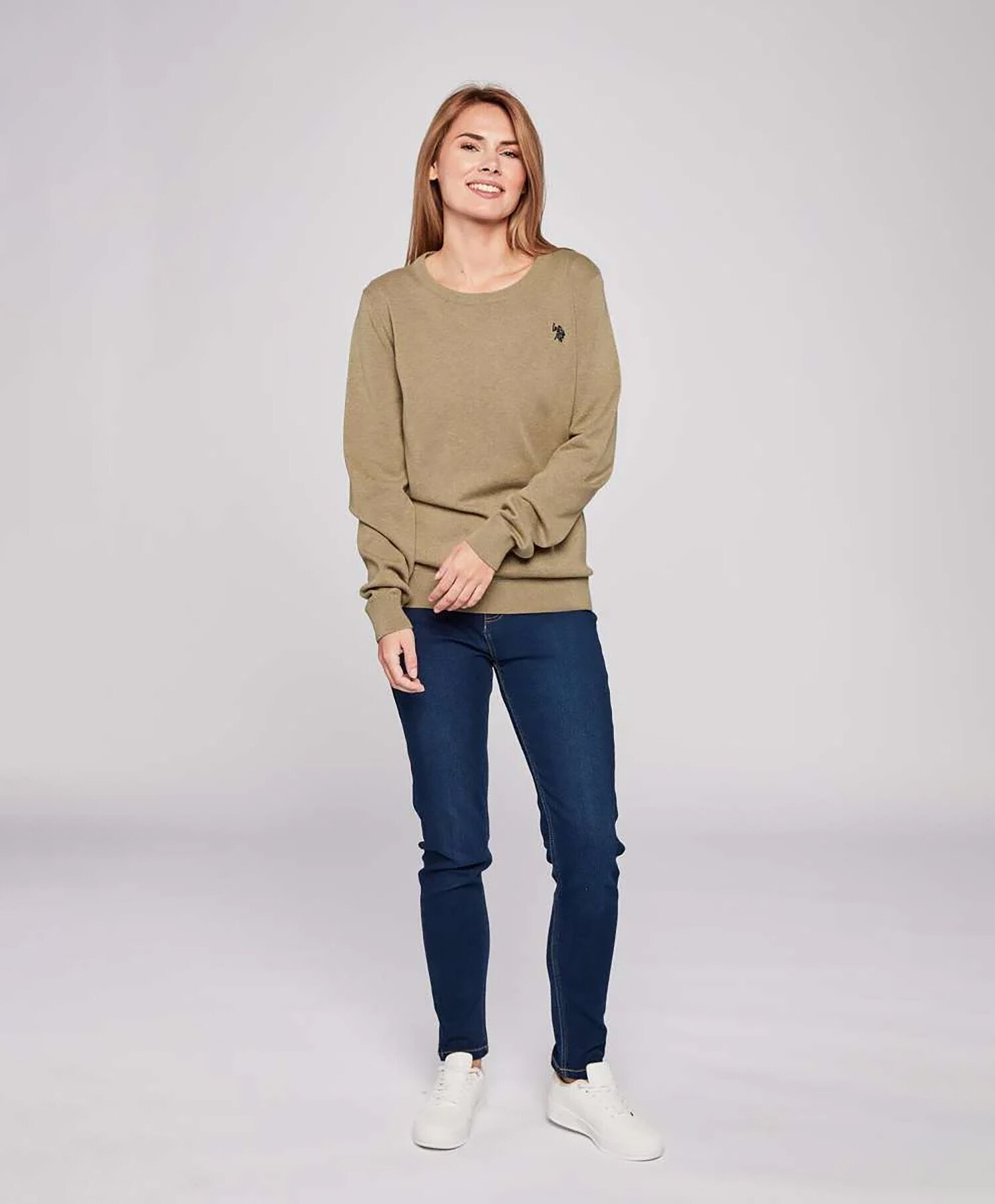 U.S Polo bearitz Knit O-Neck dame