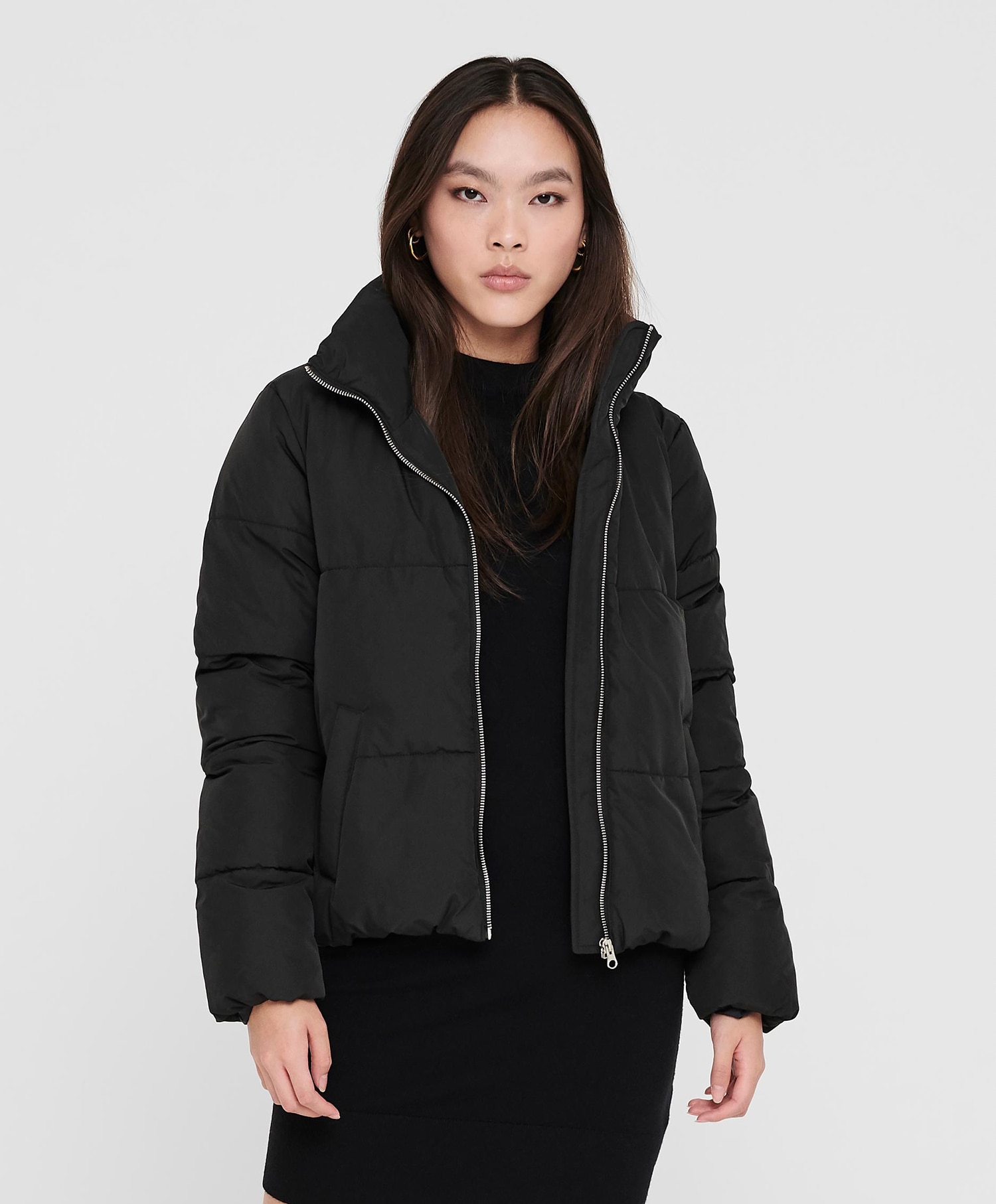 Jdy roona quilted high neck jacket clearance
