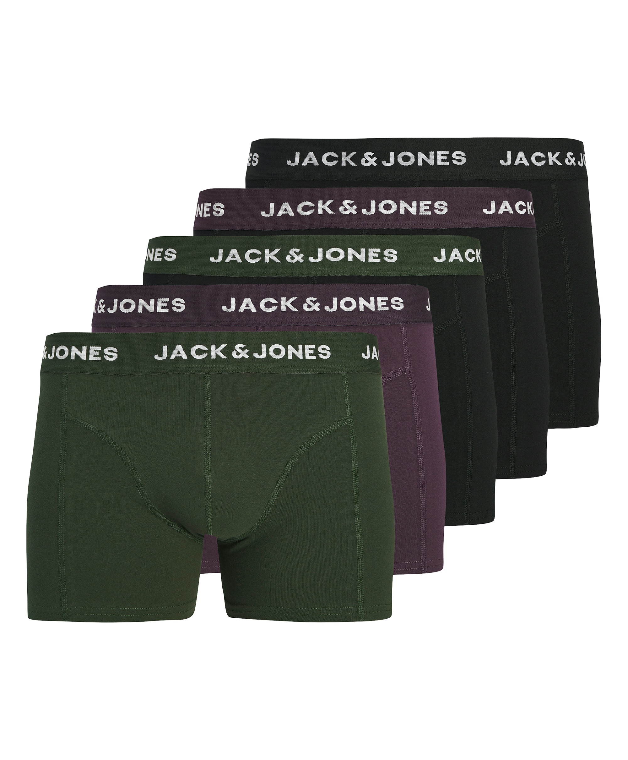 Jack&Jones Solid Trunks 5pk Boxer
