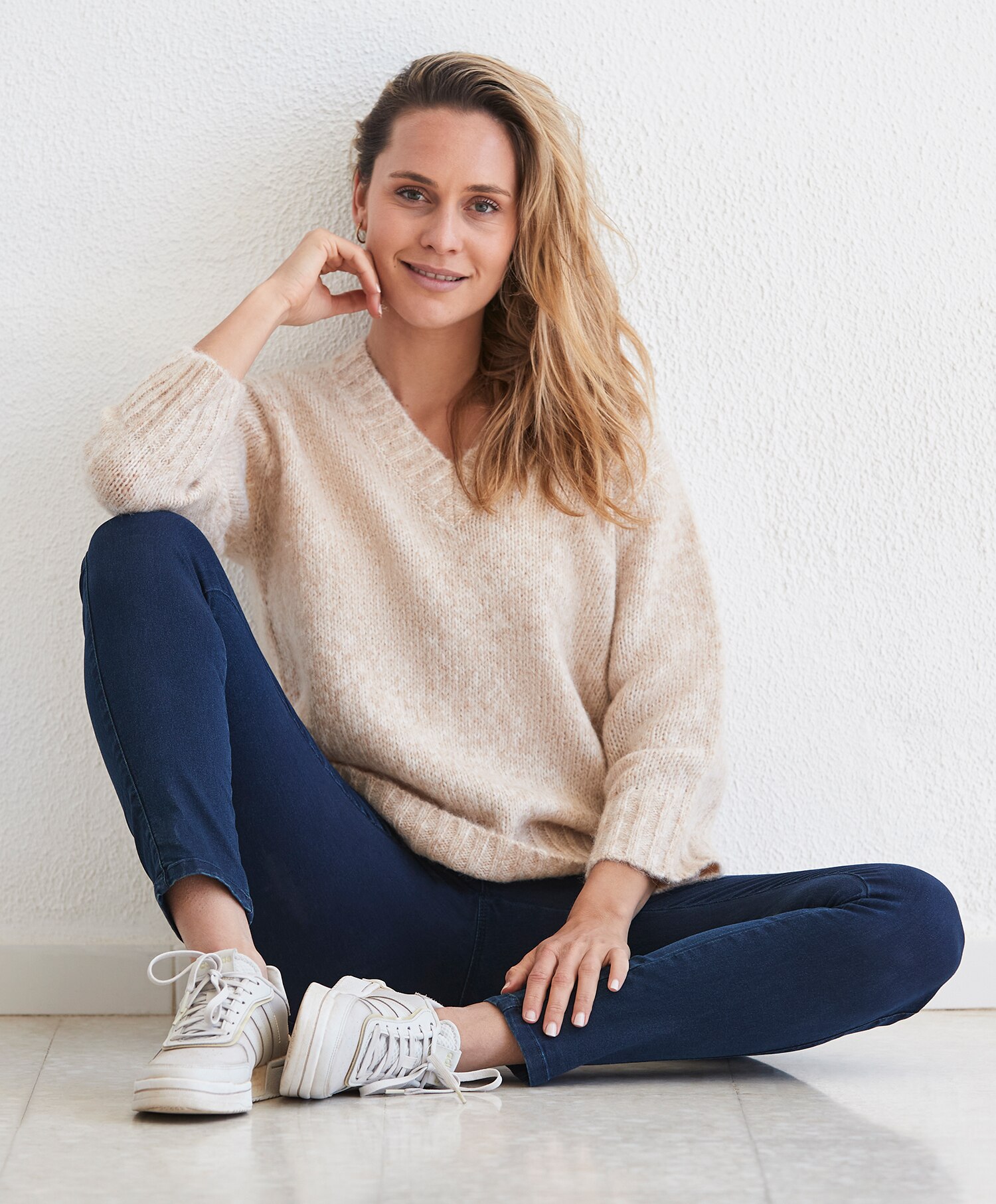 Kaffe Alioma Knit 3/4 Sleeve Pullover