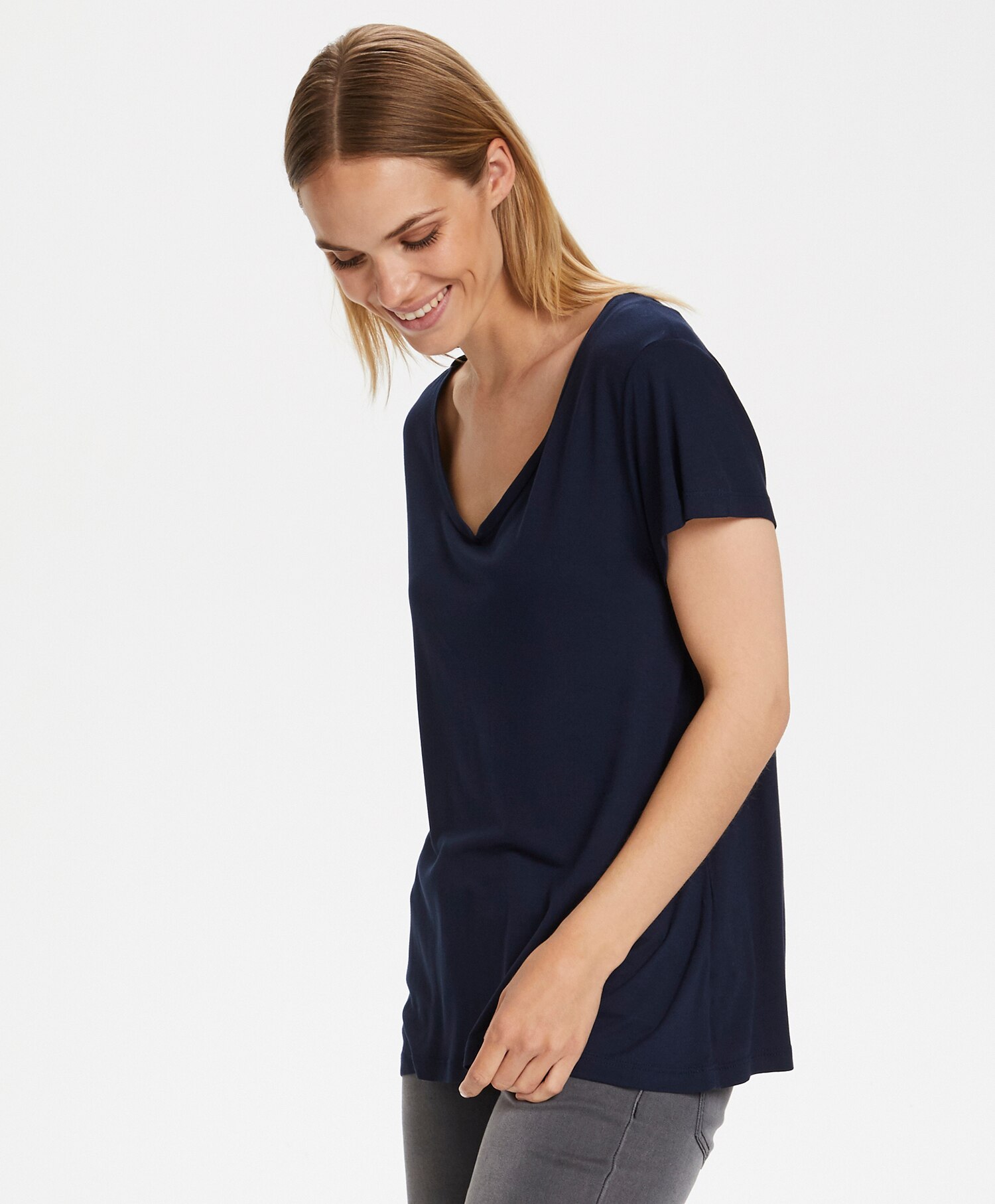 Kaffe Anna V-neck Tee