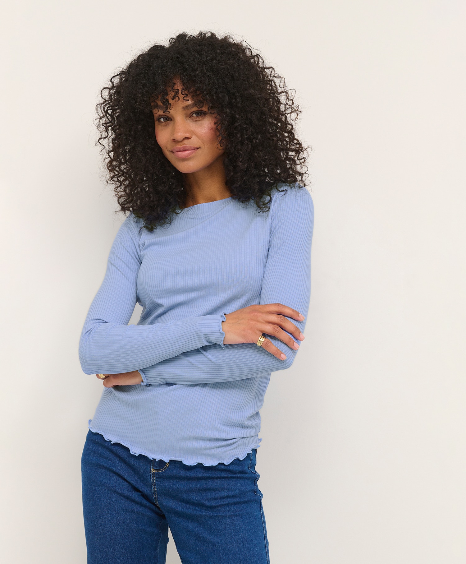 Kaffe Drew LS T-shirt