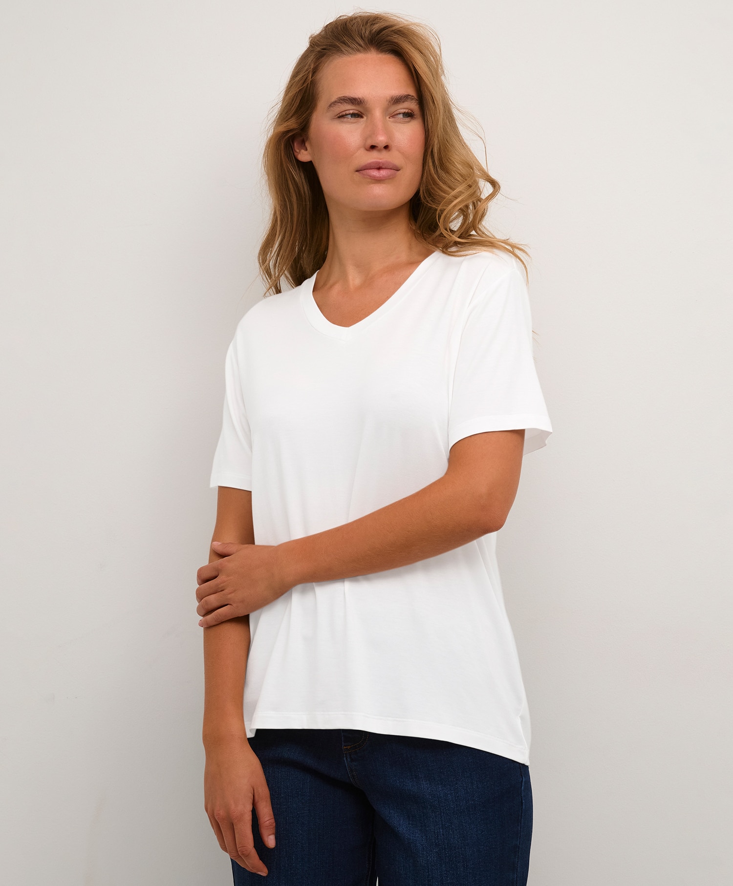 Kaffe Frida V-neck T-shirt