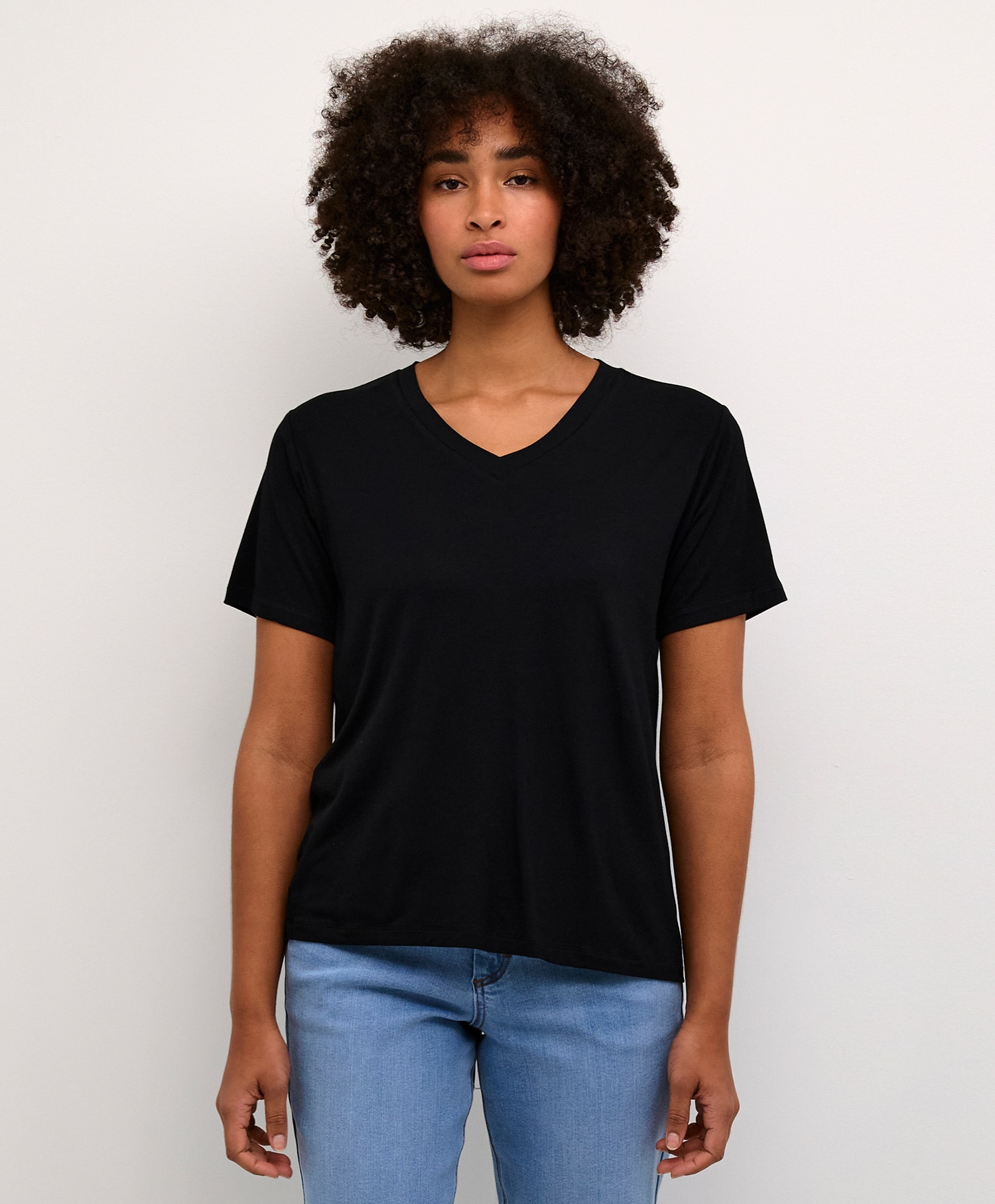 Kaffe Frida V-neck T-shirt