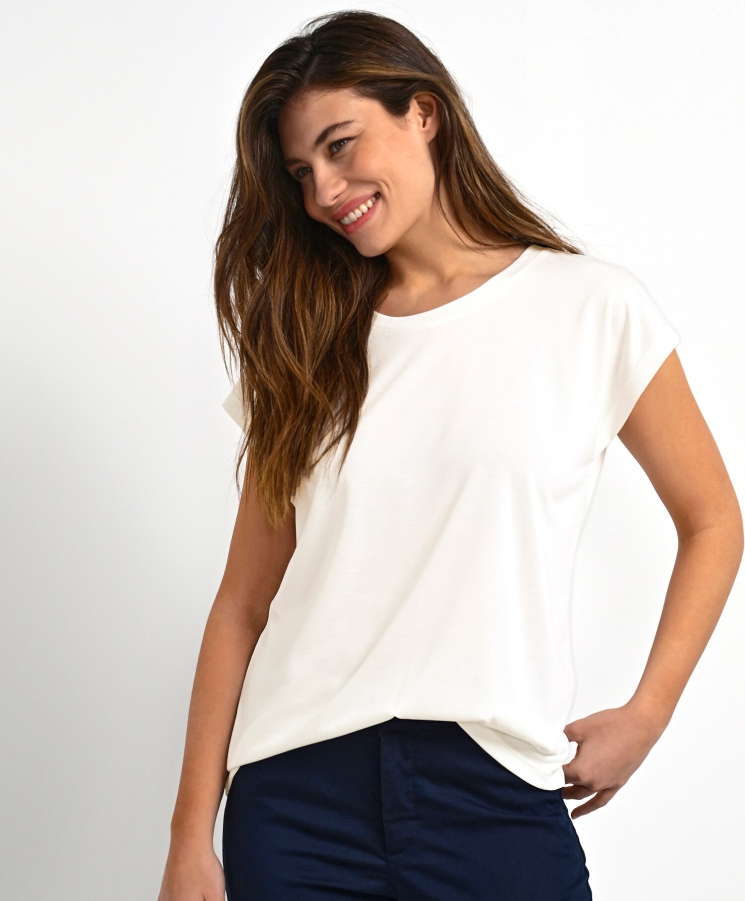 Kaffe Lise Marie Modal t-shirt