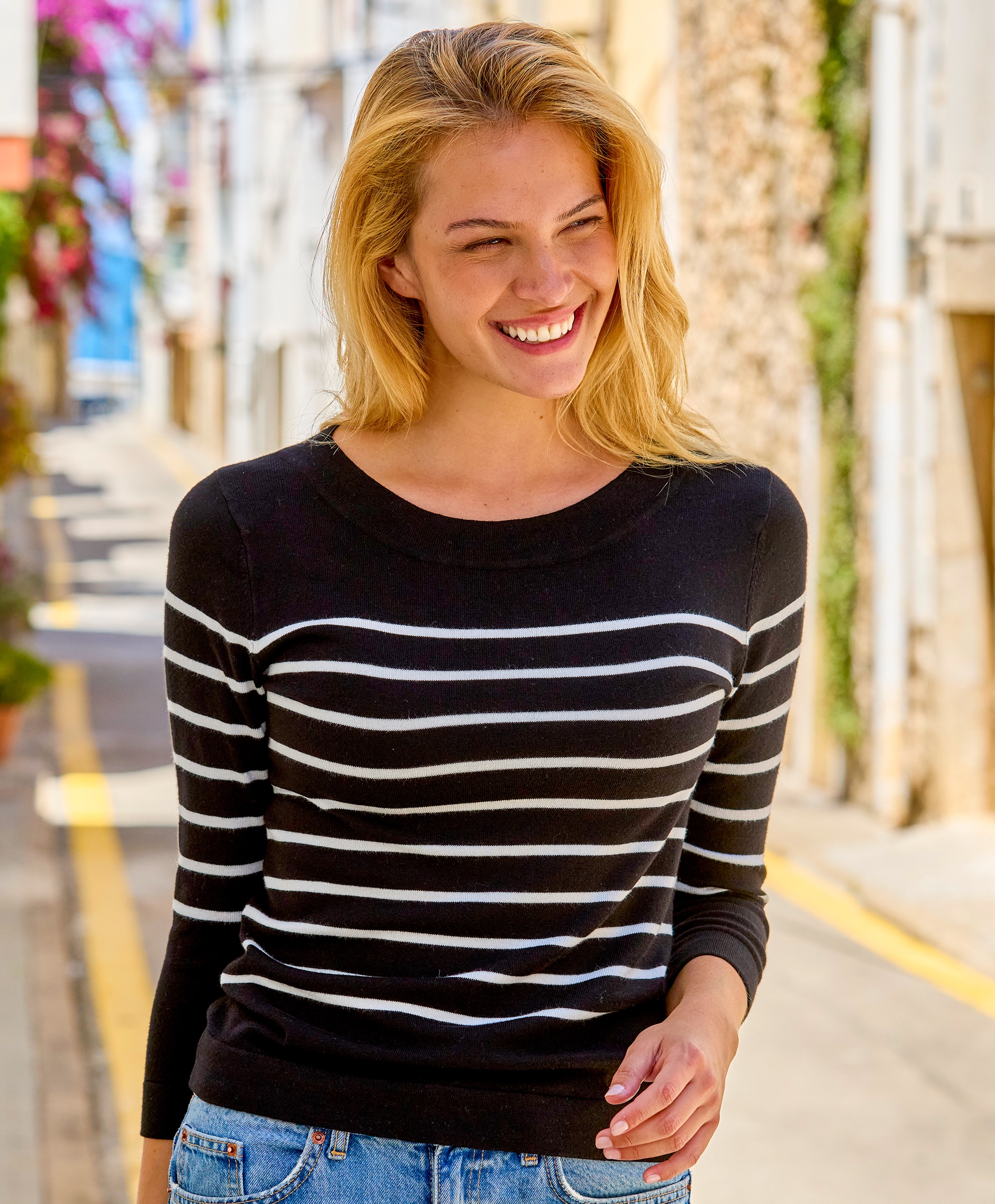 Kaffe Lizza boatneck pullover
