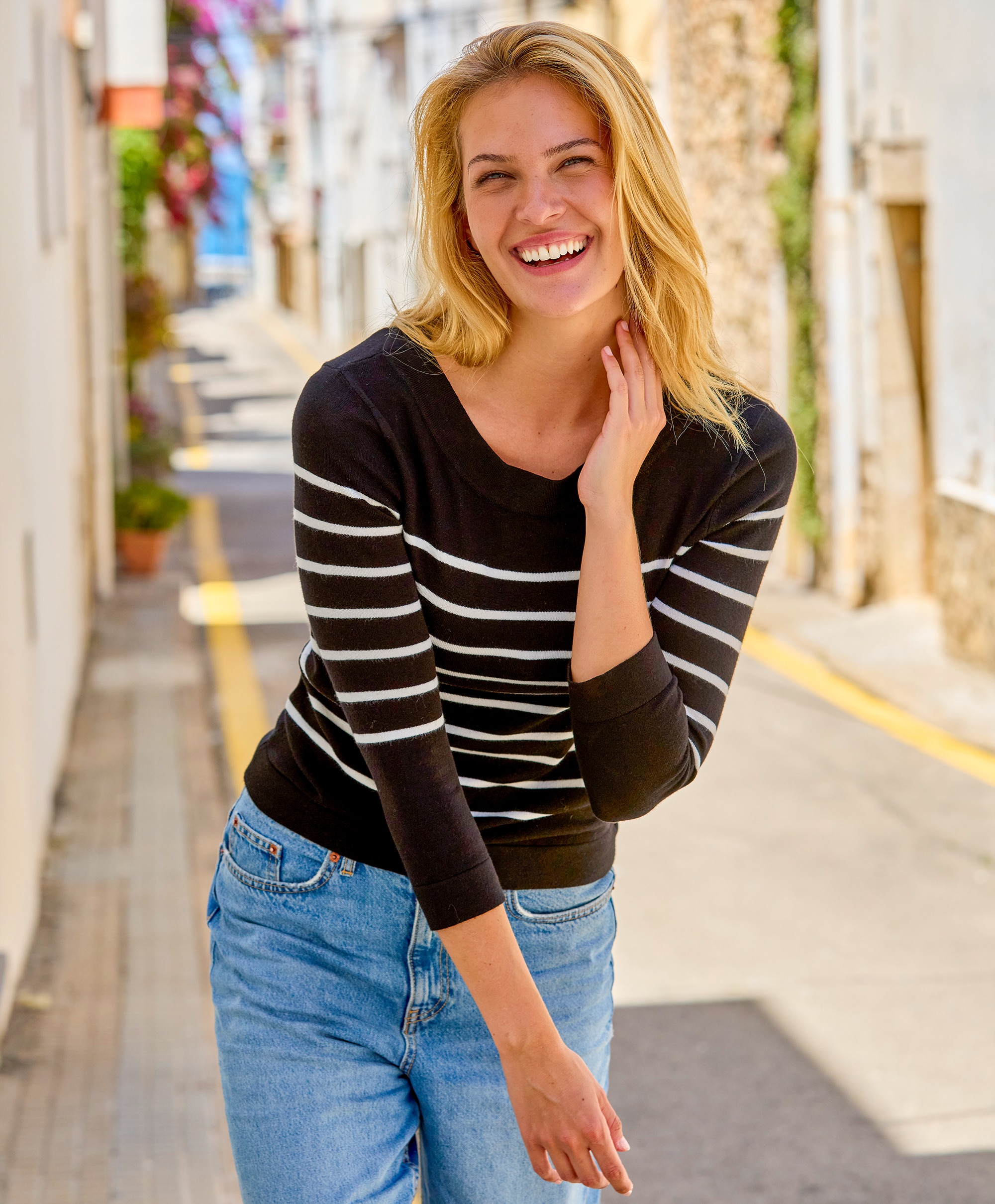 Kaffe Lizza boatneck pullover