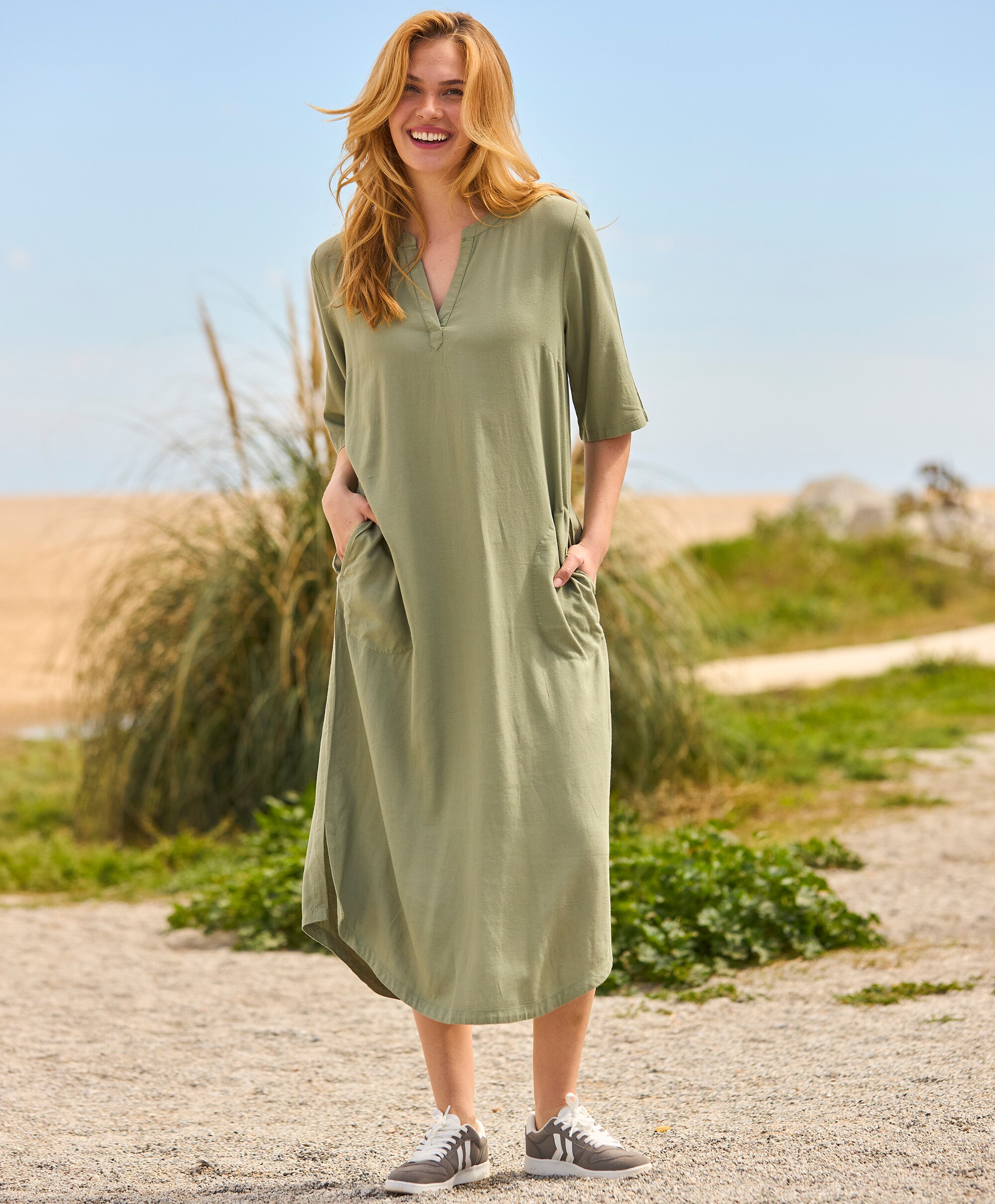 Kaffe Milia Kaftan Kjole
