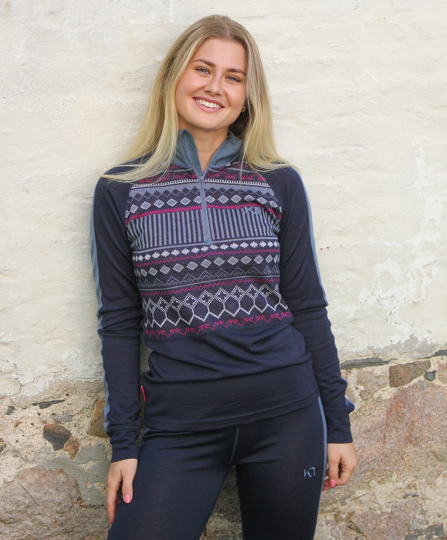Kari Traa Tuva Half Zip genser