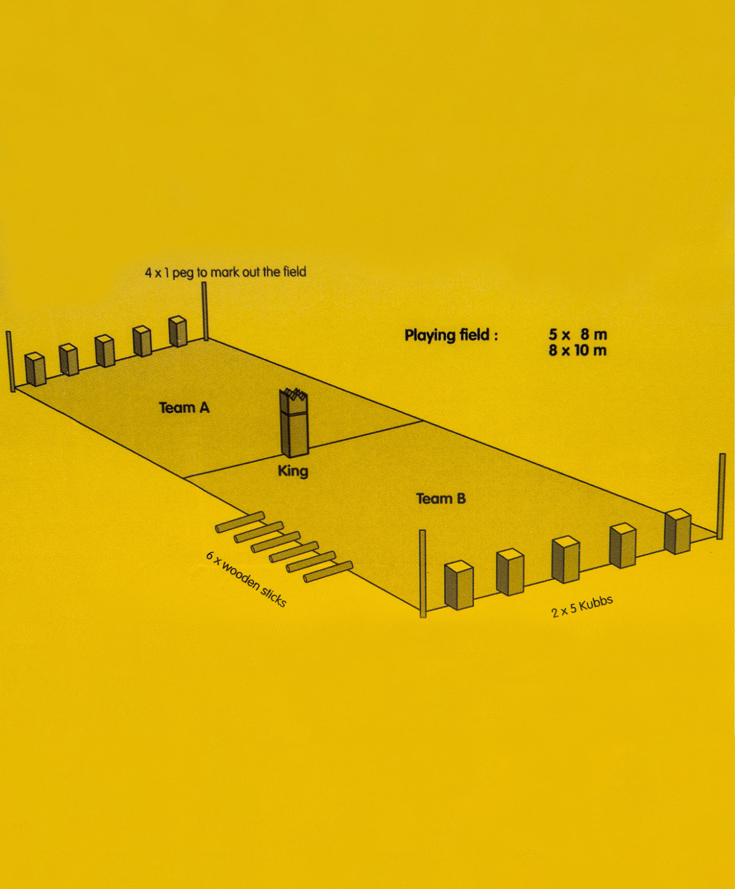 PlayX Kubb medium