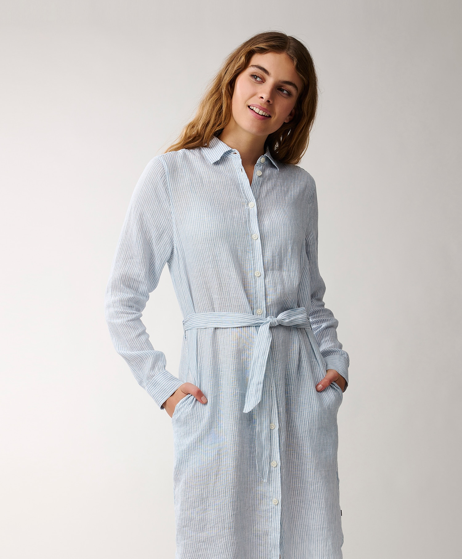 Lexington Isa Linen shirt Dress