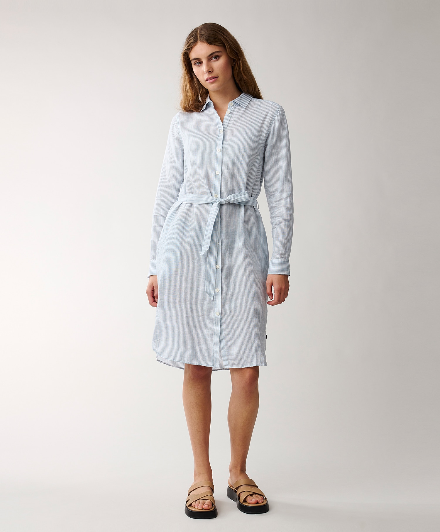 Lexington Isa Linen shirt Dress