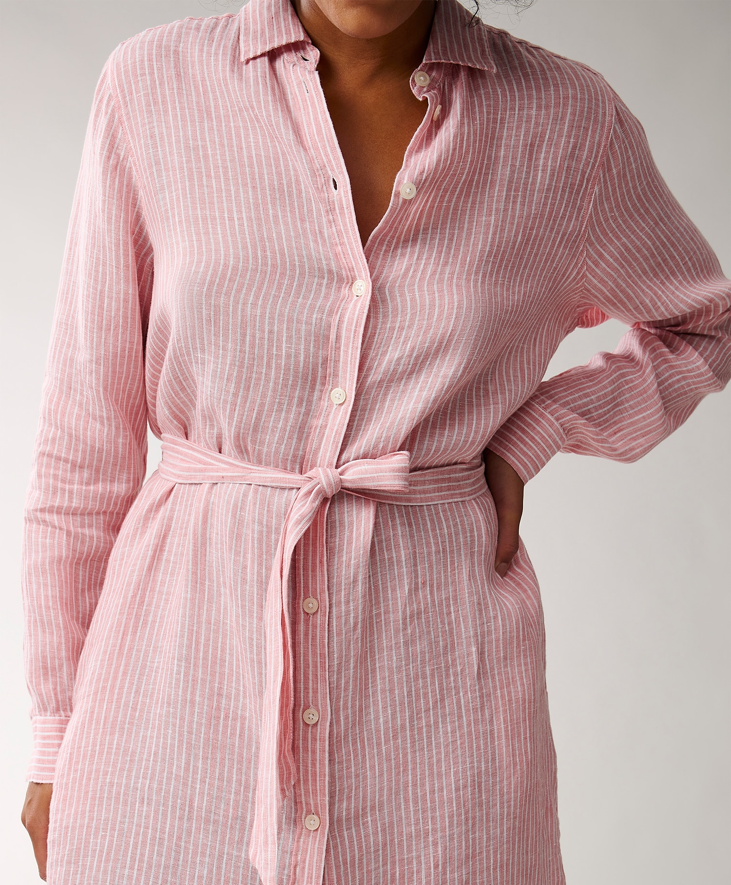 Lexington Isa Linen shirt Dress