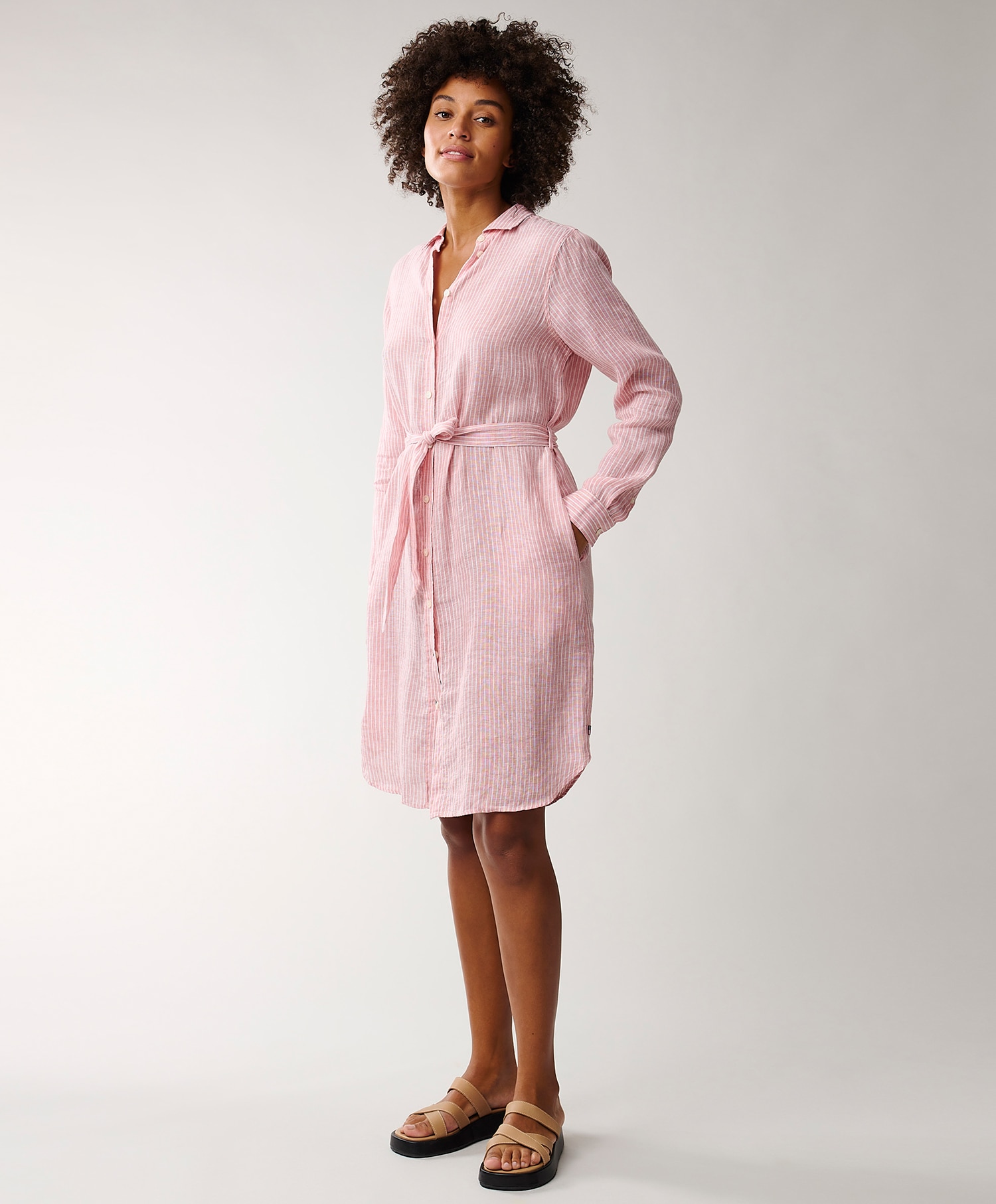 Lexington Isa Linen shirt Dress