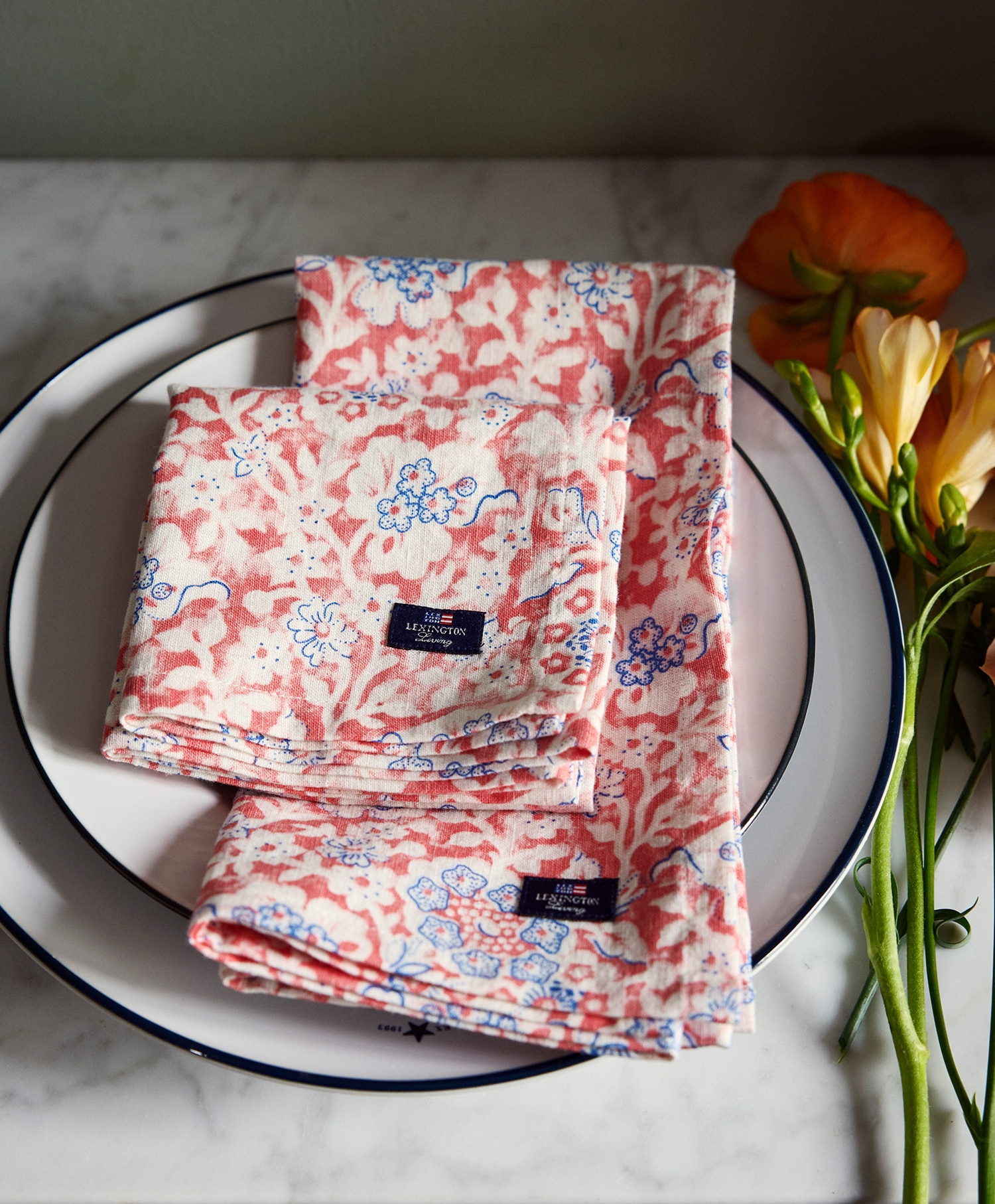 Lexington Printed Flowers Recycled Cotton Napkin