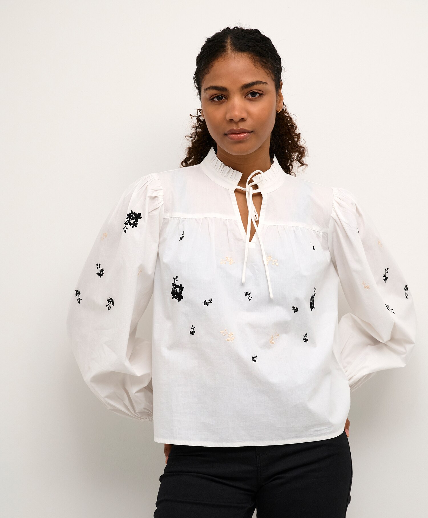 Kaffe Lilly Frill Bluse