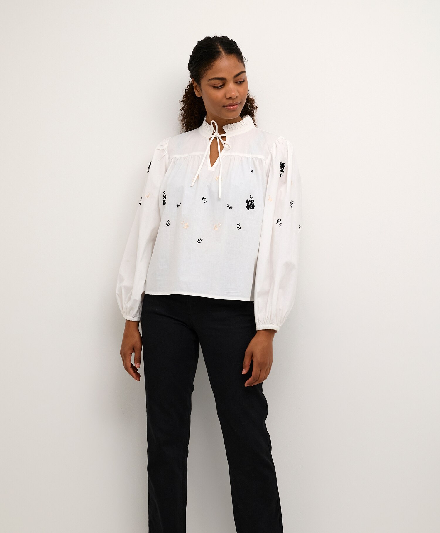 Kaffe Lilly Frill Bluse