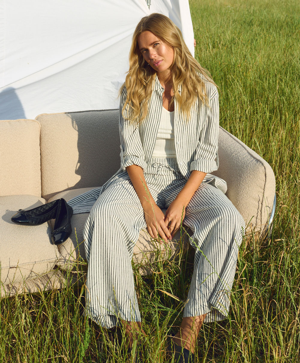 Kaffe Milia Lin Wide Pant HW