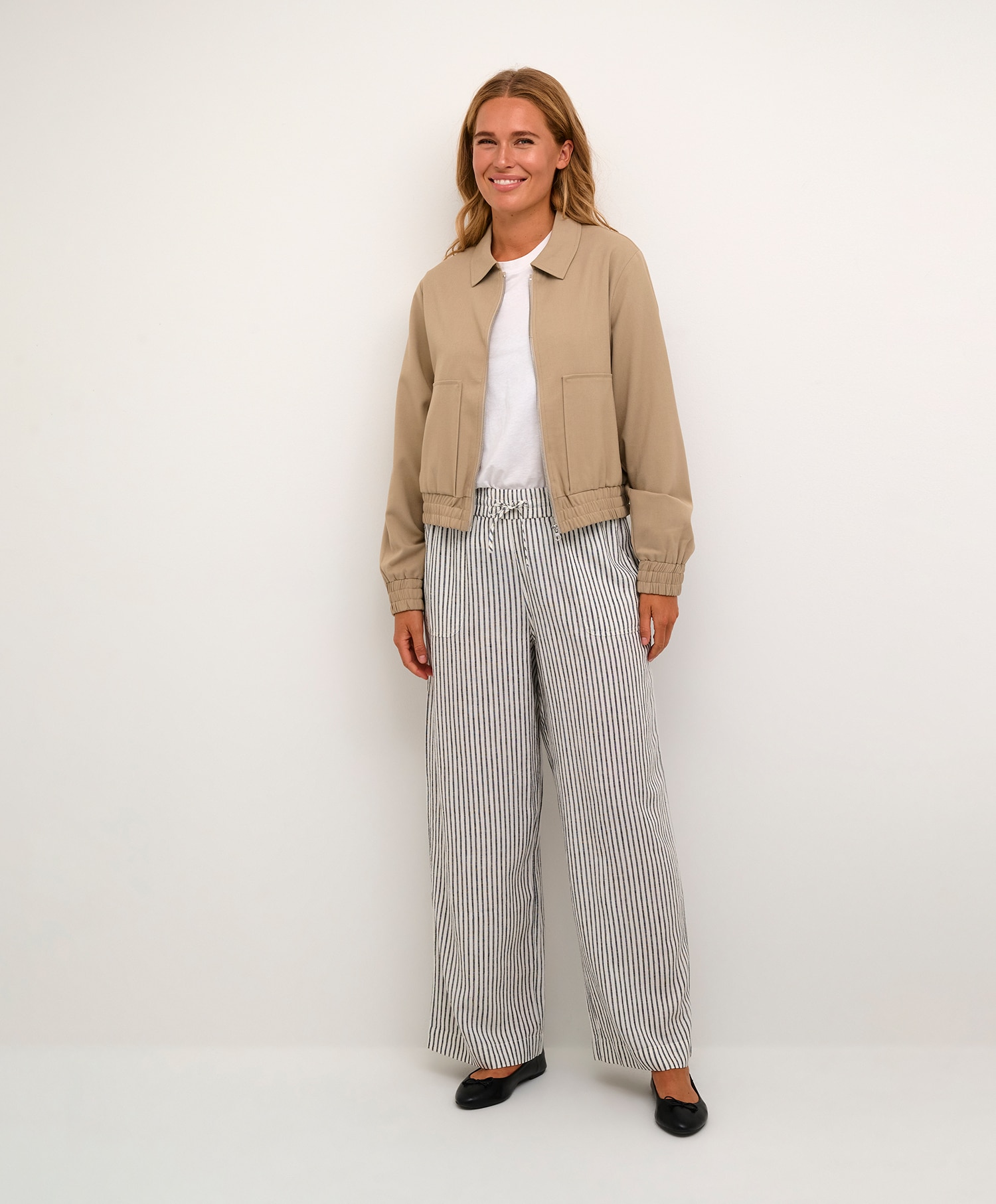 Kaffe Milia Lin Wide Pant HW