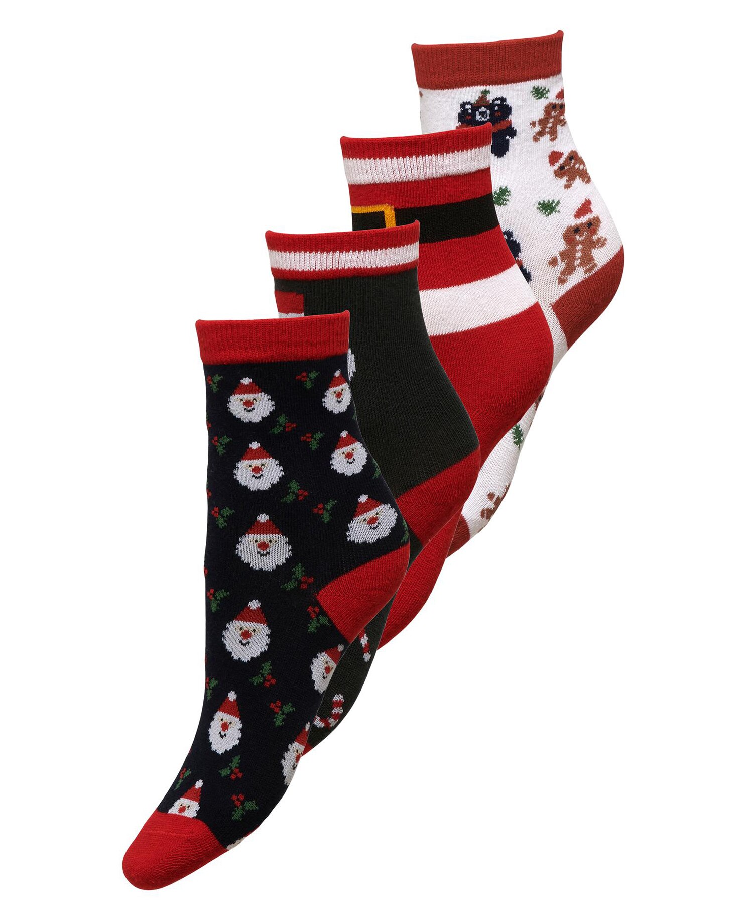 Only Kids X-mas 4pk sokk