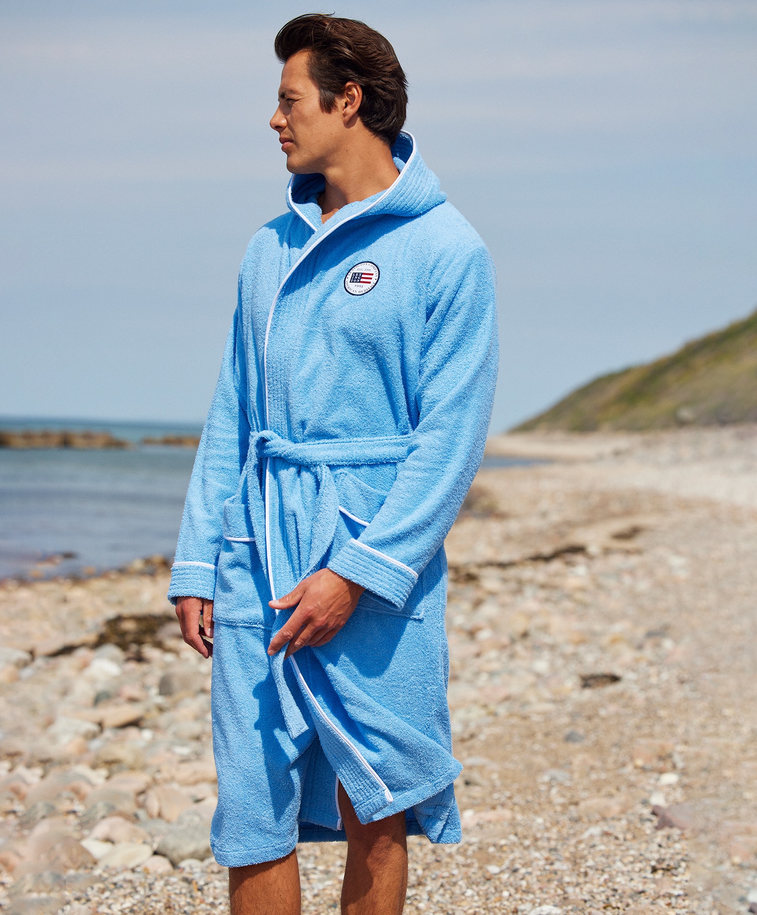 Lexington Quinn Cotton-Mix Hoodie Robe