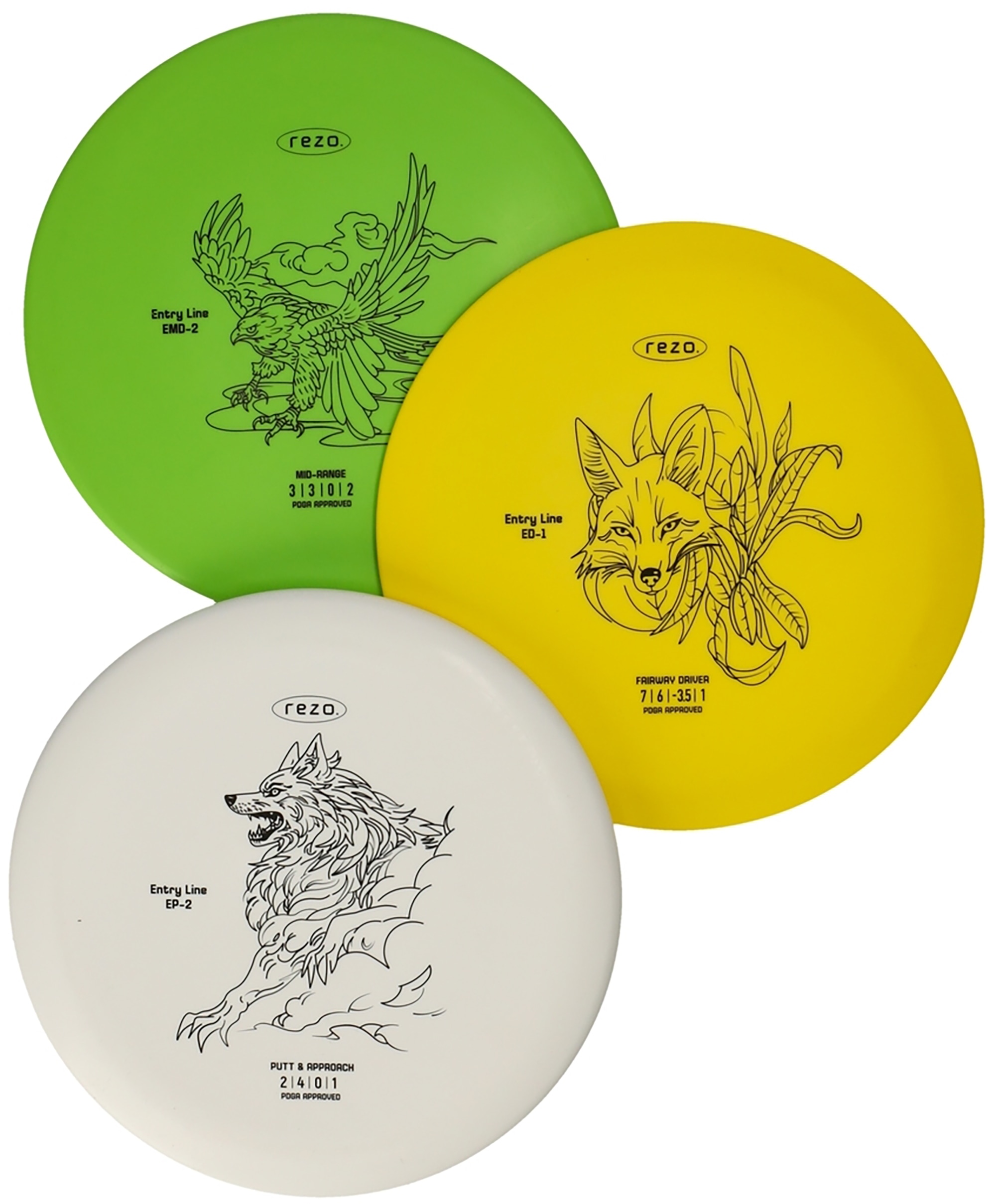 REZO Tsutomu Starter Disc Golf Set