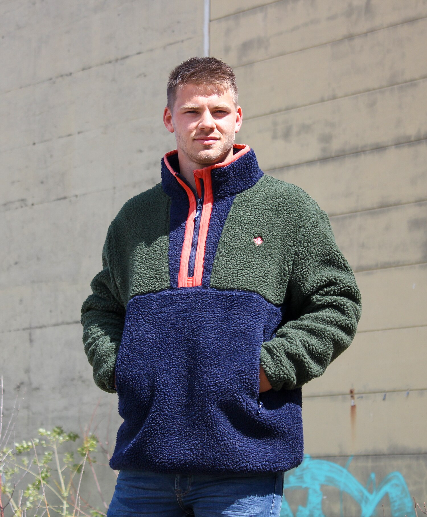 RHNT 1/2 Zip Pile Unisex