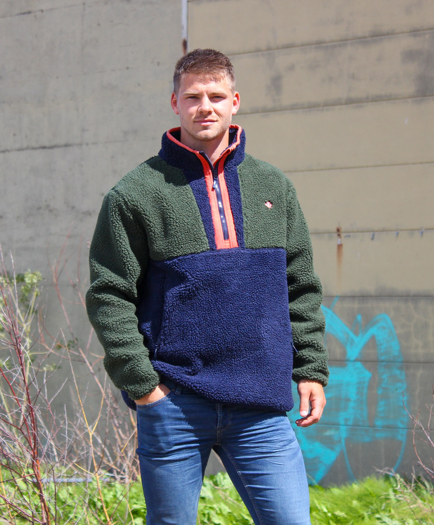 RHNT 1/2 Zip Pile Unisex