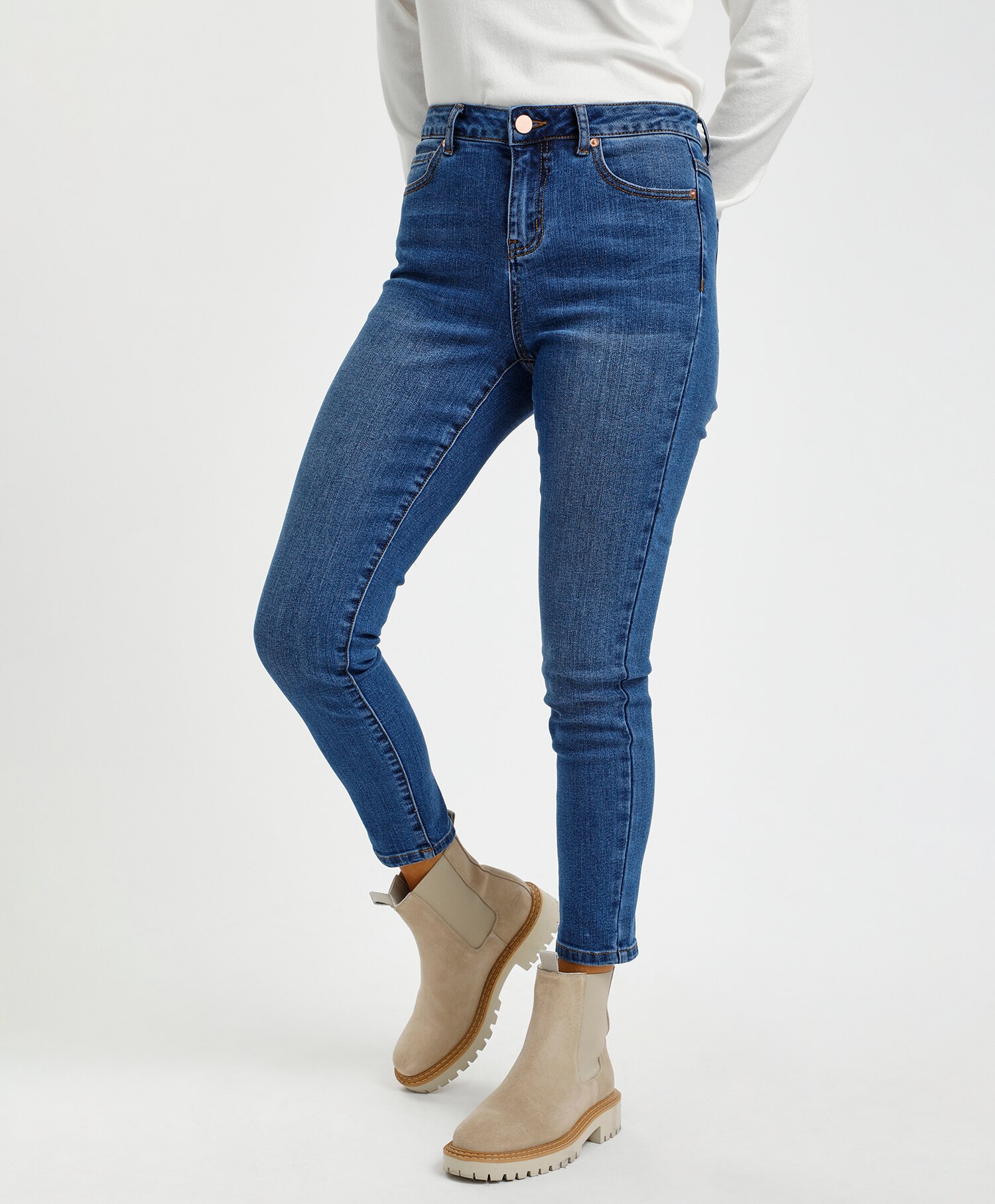 Kaffe Sinem HW 7/8 Jeans