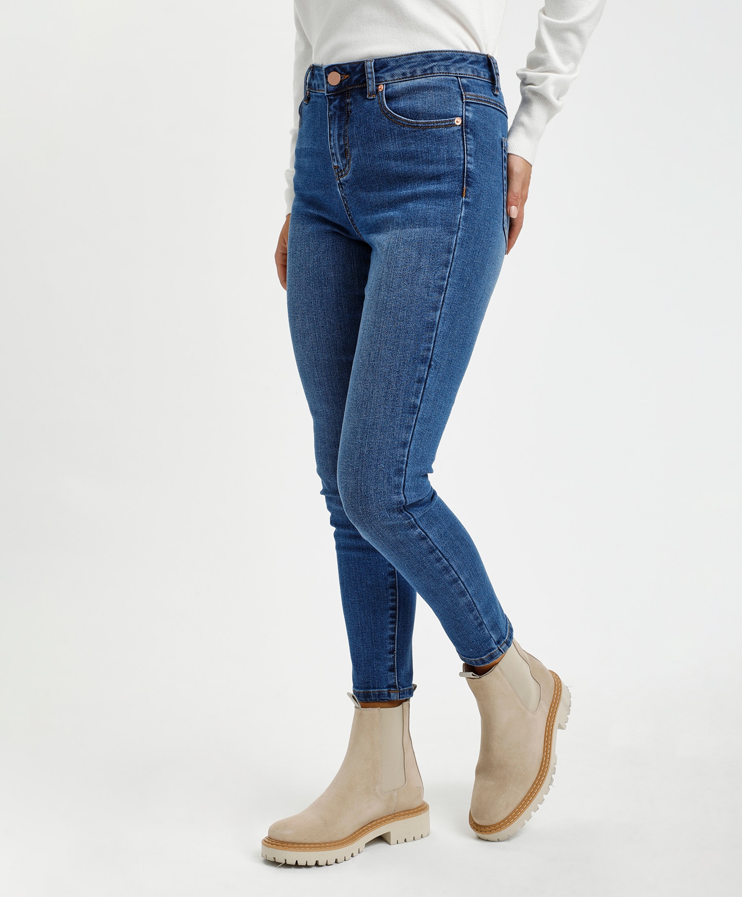 Kaffe Sinem HW 7/8 Jeans