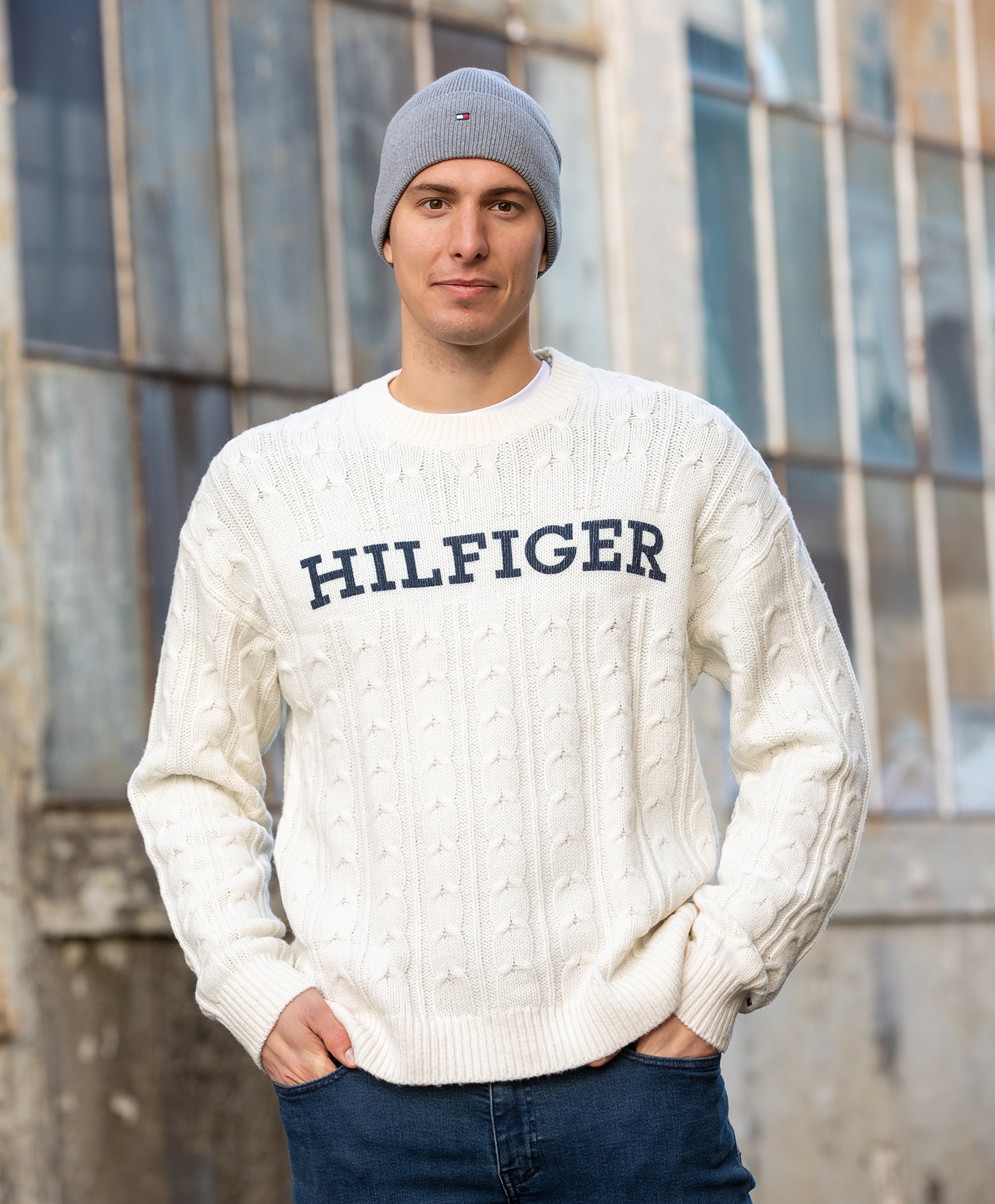 Tommy Hilfiger Cable Genser